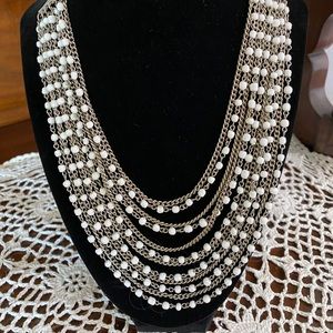 Vintage Bib Statement Necklace